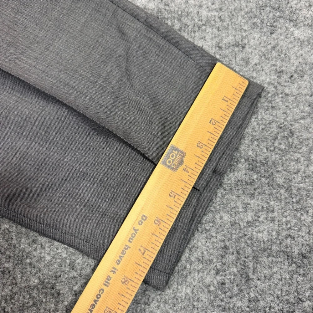 Peter Millar Suit 2 Button Mens 48R (Fits 46S) Grey 100% Wool 42x29 EUC Canada